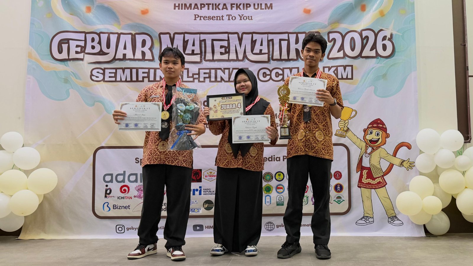 Tim CCM (Cerdas Cermat Matematika) SMAN 7 Banjarmasin